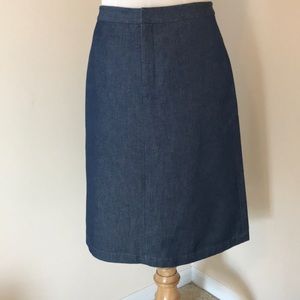 Banana Republic A-Line Denim Skirt